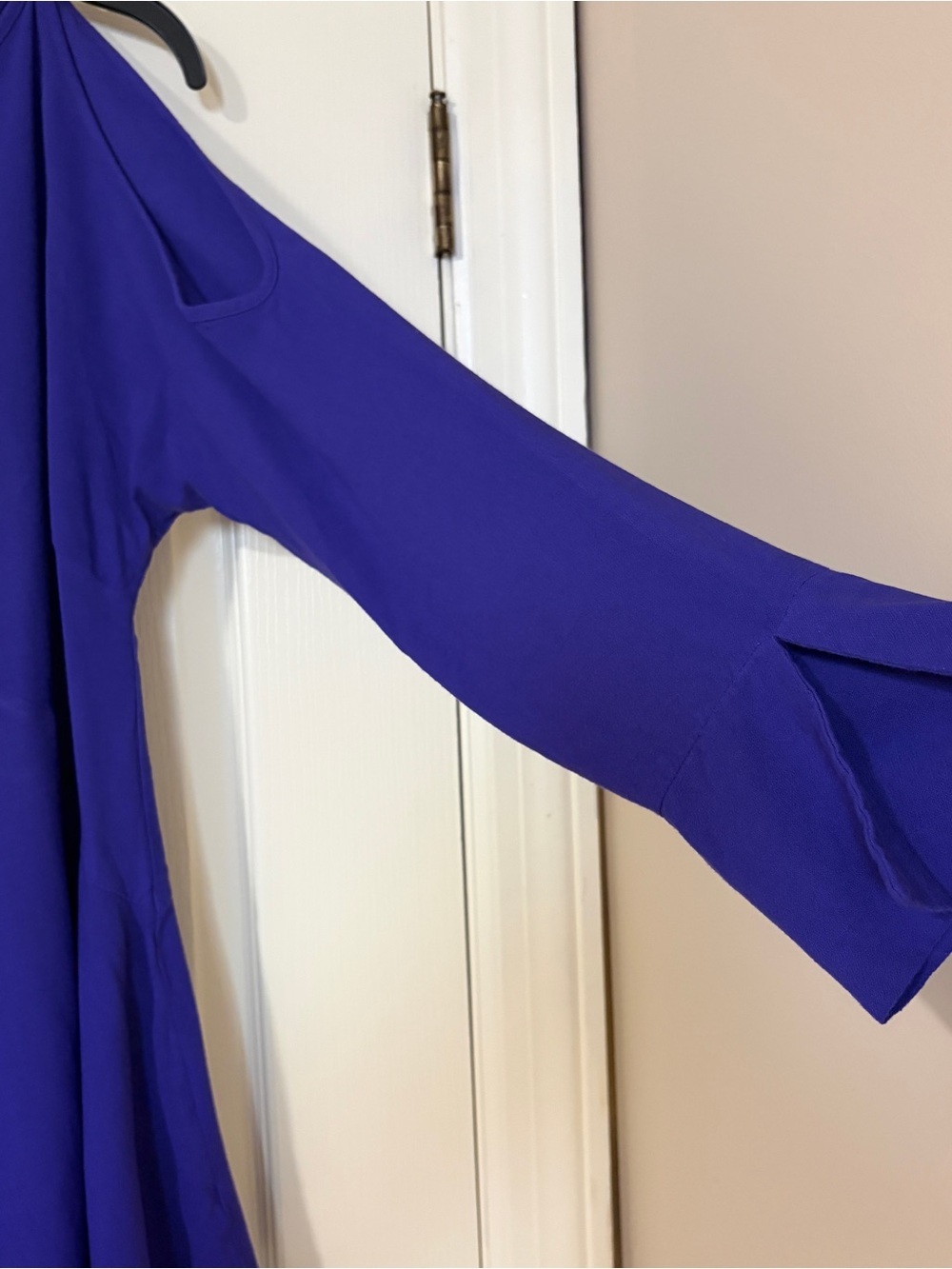 Vibrant Royal Blue/Purple Cold-Shoulder Tunic - Picture 4 of 10